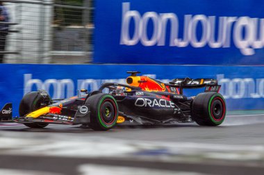  Kanada GP 2023 yarışında Max Verstappen (NED) Redbull Racing RB1 Circuit Gilles Villeneuve - Montreal, Quebec, Kanada