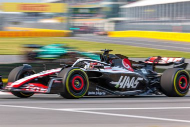 Nico Hulkenberg (GER) Haas F1 Tea Kanada GP 2023 tarihinde Circuit Gilles Villeneuve - Montreal, Quebec, Kanada