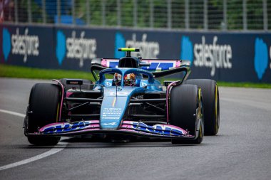  Pierre Gasly (FRA) Kanada GP 2023 'te Montreal, Quebec, Kanada' da Circuit Gilles Villeneuve 'da Alpine A52