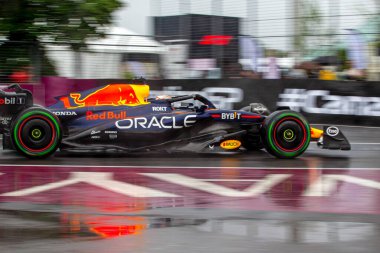  Kanada GP 2023 yarışında Max Verstappen (NED) Redbull Racing RB1 Circuit Gilles Villeneuve - Montreal, Quebec, Kanada