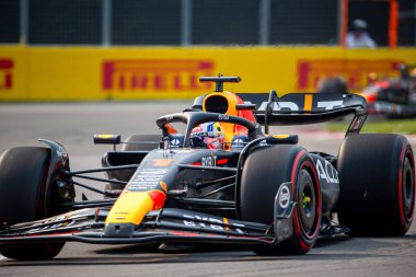  Kanada GP 2023 yarışında Max Verstappen (NED) Redbull Racing RB1 Circuit Gilles Villeneuve - Montreal, Quebec, Kanada