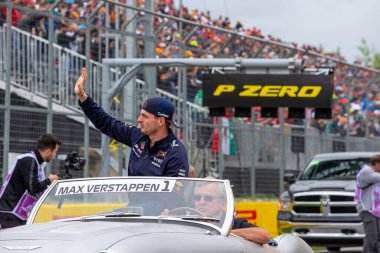  Kanada GP 2023 yarışında Max Verstappen (NED) Redbull Racing RB1 Circuit Gilles Villeneuve - Montreal, Quebec, Kanada