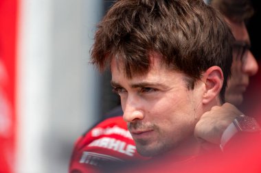  Charles Leclerc (MON) Ferrari F1-2 Kanada GP 2023 tarihinde Circuit Gilles Villeneuve - Montreal, Quebec, Kanada