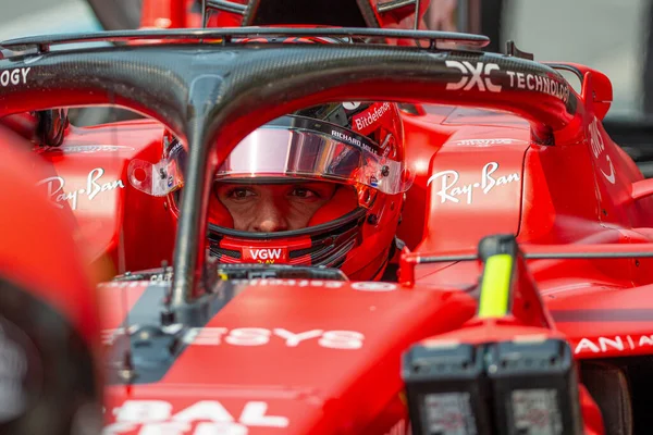 Carlos Sainz Spa Ferrari Durante Canadense 2023 Circuito Gilles Villeneuve — Fotografia de Stock