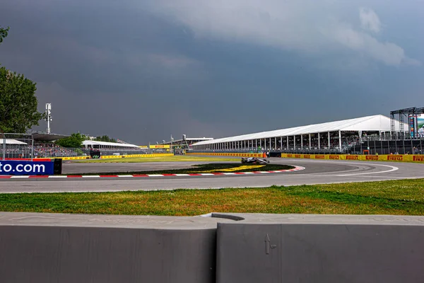 Шторм Прибывает Трассу Время Канадского 2023 Circuit Gilles Villeneuve Монреаль — стоковое фото