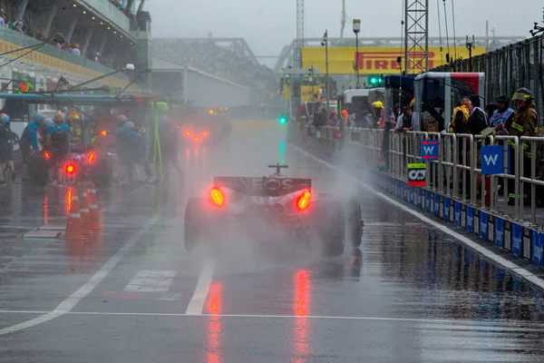 George Russell Gbr Mercedes W14 Performanc Kanada 2023 Tarihinde Circuit — Stok fotoğraf