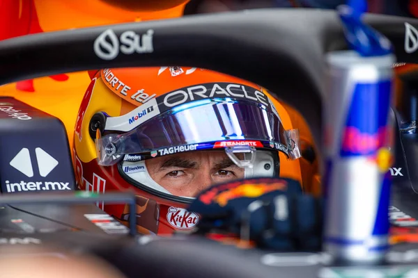 stock image  Sergio Perez (MEX) Redbull Racing RB1 during Canadian GP 2023 in Circuit Gilles Villeneuve - Montreal, Quebec, Canada