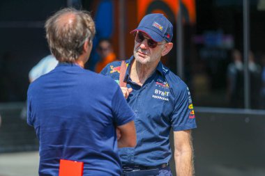 Adrian Newey (ENG) Kahin Kızıl Boğa Yarışları