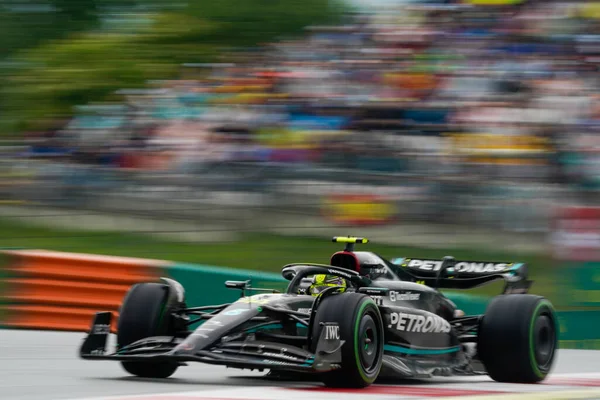 Lewis Hamilton Gbr Mercedes W14 Prestaties — Stockfoto