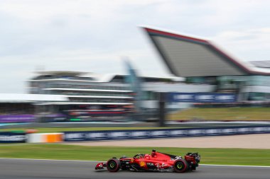  Charles Leclerc (MON) Ferrari F1-2 İngiltere 'nin Silverstone kentinde GP sırasında