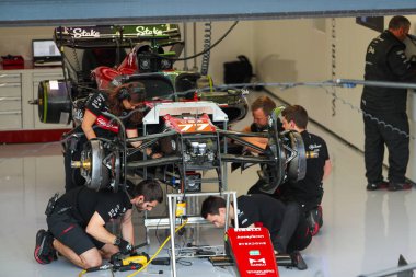  Alfa Romeo F1 Takım ORLE Britanya GP sırasında Silverstone, İngiltere