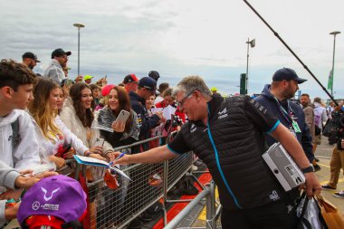  Otmar Szafnauer (ABD) - Alpine F1 Ekip Müdürü Paddoc 'a varıyor