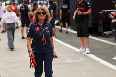 Fabiana Valenti (ITA) Scuderia AlphaTauri Press çayı