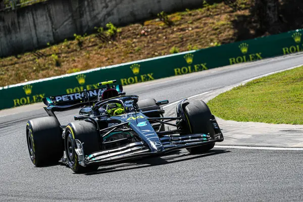  Lewis Hamilton (GBR) Mercedes W14 E Performanc 2023 F1 İtalya GP Monza, İtalya