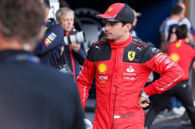  Charles Leclerc (MON) Ferrari SF-23 Qualt sessio 'da İkinci olduktan sonra
