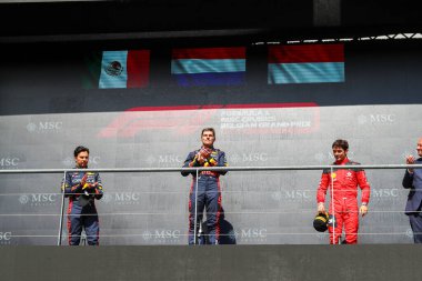 Belçika GP 2023 'ten sonra PODYM CEREMONY