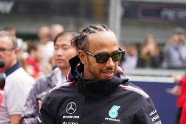  Lewis Hamilton (GBR) Mercedes W14 E Performanc