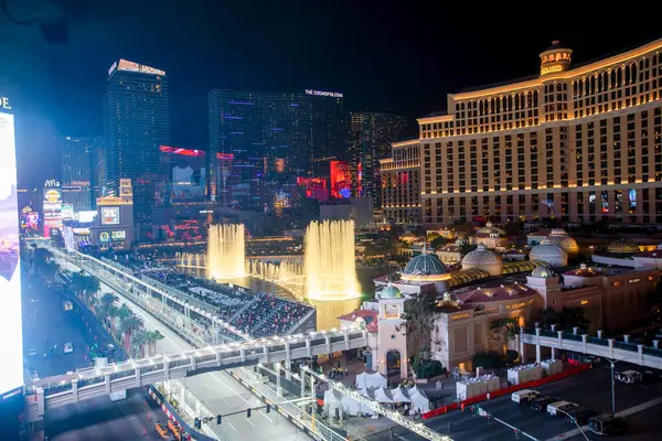 stock image track atmosphere during F1 2023 Las Vegas Strip Grand Prix