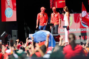  Charles Leclerc (MON) - Scuderia Ferrari - Ferrari SF-24 - Ferrar Carlos Sainz Jr. (ESP) - Scuderia Ferrari - Ferrari SF-24