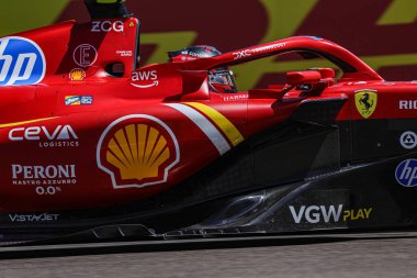 İspanya 'daki Formula 1 yarış arabası