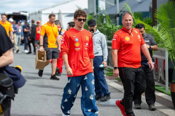  Charles Leclerc (MON) - Scuderia Ferrari - Ferrari SF-24 - Ferrari Formula 1 Aws Grand Prix du Canada 2024, Montreal, Quebec, Kanada - 24 Haziran 2024 F1 Dünya Şampiyonası 'nın 9.