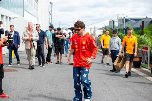  Charles Leclerc (MON) - Scuderia Ferrari - Ferrari SF-24 - Ferrari Formula 1 Aws Grand Prix du Canada 2024, Montreal, Quebec, Kanada - 24 Haziran 2024 F1 Dünya Şampiyonası 'nın 9.