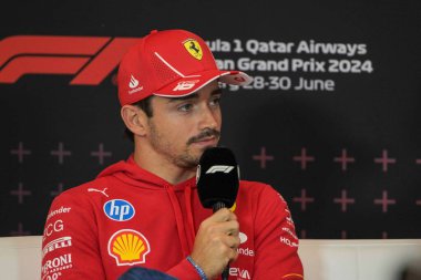  Charles Leclerc (MON) - Scuderia Ferrari - Ferrari SF-24 - Formula 1 Katar Havayolları Avusturya Grand Prix 2024, RedBull Ring, Spielberg, Avusturya 27-30 Haziran 2024 tarihleri arasında Ferrari