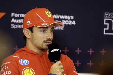 Charles Leclerc (MON) - Scuderia Ferrari - Ferrari SF-24 - Formula 1 Katar Havayolları Avusturya Grand Prix 2024, RedBull Ring, Spielberg, Avusturya 27-30 Haziran 2024 tarihleri arasında Ferrari