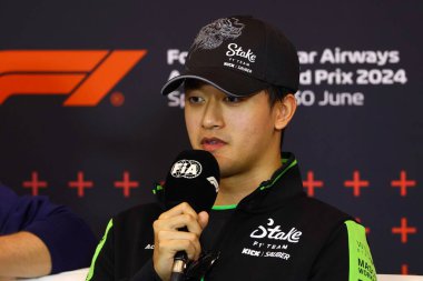  Zhou Guanyu (CHN) - Formula 1 Katar Havayolları Avusturya Grand Prix 2024, RedBull Ring, Spielberg, Avusturya 27-30 Haziran 2024 tarihleri arasında Sauber C44 - Ferrari