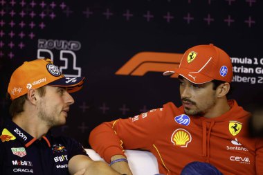  Charles Leclerc (MON) - Scuderia Ferrari - Ferrari SF-24 - Formula 1 Katar Havayolları Avusturya Grand Prix 2024, RedBull Ring, Spielberg, Avusturya 27-30 Haziran 2024 tarihleri arasında Ferrari