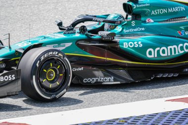  Lance Stroll (CAN) - Aston Martin Aramco F1 Takımı - Aston Martin AMR24 - Formula 1 Katar Havayolları Avusturya Grand Prix 2024, RedBull Ring, Spielberg, Avusturya 28 Haziran 2024