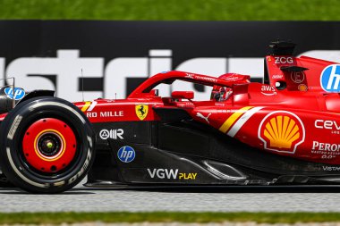  Charles Leclerc (MON) - Scuderia Ferrari - Ferrari SF-24 - Formula 1 Katar Havayolları Avusturya Grand Prix 2024, RedBull Ring, Spielberg, Avusturya 27-30 Haziran 2024 tarihleri arasında Ferrari