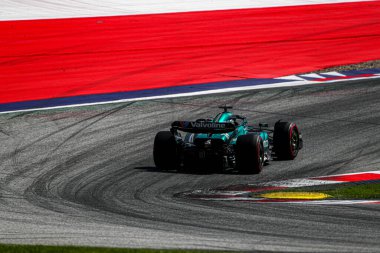  Lance Stroll (CAN) - Aston Martin Aramco F1 Takımı - Aston Martin AMR24 - Formula 1 Katar Havayolları Avusturya Grand Prix 2024, RedBull Ring, Spielberg, Avusturya 29 Haziran 2024