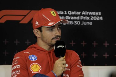  Charles Leclerc (MON) - Scuderia Ferrari - Ferrari SF-24 - Formula 1 Katar Havayolları Avusturya Grand Prix 2024, RedBull Ring, Spielberg, Avusturya 27-30 Haziran 2024 tarihleri arasında Ferrari