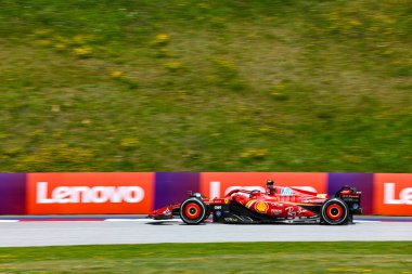  Carlos Sainz Jr. (ESP) - Scuderia Ferrari - Ferrari SF-24 - Formula 1 Katar Havayolları Avusturya Grand Prix 2024, RedBull Ring, Spielberg, Avusturya 28 Haziran 2024