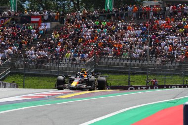  Sergio Perez (MEX) - Oracle Red Bull Racing - Red Bull RB20 - Honda RBPT  during Sprint Race of Formula 1 Qatar Airways Austrian Grand Prix 2024, RedBull Ring, Spielberg, Austria 29th June 2024 clipart