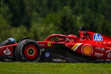  Charles Leclerc (MON) - Scuderia Ferrari - Ferrari SF-24 - Formula 1 Katar Havayolları Avusturya Grand Prix 2024, RedBull Ring, Spielberg, Avusturya 27-30 Haziran 2024 tarihleri arasında Ferrari