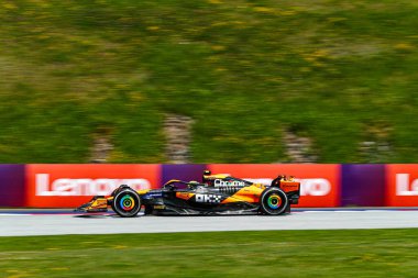 Lando Norris (GBR) - McLaren Formula 1 Takımı - McLaren MCL38 - Formula 1 Katar Havayolları Avusturya Grand Prix 2024, RedBull Ring, Spielberg, Avusturya 27-30 Haziran 2024