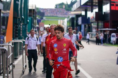  Charles Leclerc (MON) - Scuderia Ferrari - Ferrari SF-24 - Ferrari Formula 1 Katar Havayolları Avusturya Grand Prix 2024, RedBull Ring, Spielberg, Avusturya 28 Haziran 2024