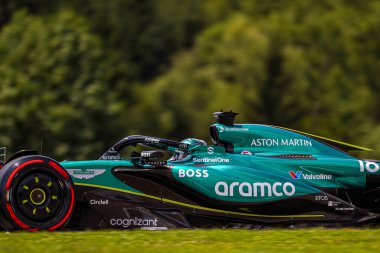  Lance Stroll (CAN) - Aston Martin Aramco F1 Takımı - Aston Martin AMR24 - Formula 1 Katar Havayolları Avusturya Grand Prix 2024, RedBull Ring, Spielberg, Avusturya 28 Haziran 2024