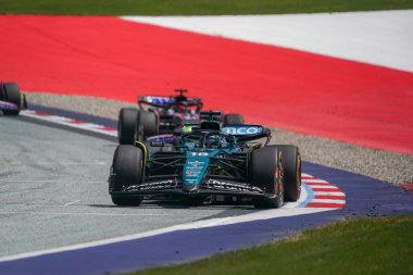  Lance Stroll (CAN) - Aston Martin Aramco F1 Takımı - Aston Martin AMR24 - Formula 1 Katar Havayolları Avusturya Grand Prix 2024, RedBull Ring, Spielberg, Avusturya 29 Haziran 2024
