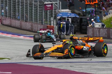 Lando Norris (GBR) - McLaren Formula 1 Takımı - McLaren MCL38 - Mercedes Formula 1 Katar Havayolları Avusturya Grand Prix 2024, RedBull Ring, Spielberg, Avusturya 30 Haziran 2024