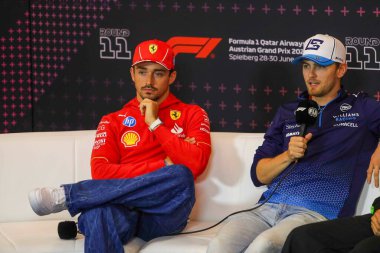  Charles Leclerc (MON) - Scuderia Ferrari - Ferrari SF-24 - Formula 1 Katar Havayolları Avusturya Grand Prix 2024, RedBull Ring, Spielberg, Avusturya 27-30 Haziran 2024 tarihleri arasında Ferrari