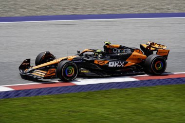 Lando Norris (GBR) - McLaren Formula 1 Takımı - McLaren MCL38 - Formula 1 Katar Havayolları Avusturya Grand Prix 2024, RedBull Ring, Spielberg, Avusturya 27-30 Haziran 2024