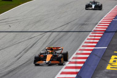 Lando Norris (GBR) - McLaren Formula 1 Takımı - McLaren MCL38 - Mercedes Formula 1 Katar Havayolları Avusturya Grand Prix 2024, RedBull Ring, Spielberg, Avusturya 30 Haziran 2024