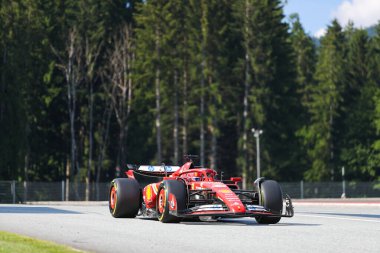  Charles Leclerc (MON) - Scuderia Ferrari - Ferrari SF-24 - Ferrari Formula 1 Katar Havayolları Avusturya Grand Prix 2024, RedBull Ring, Spielberg, Avusturya 28 Haziran 2024