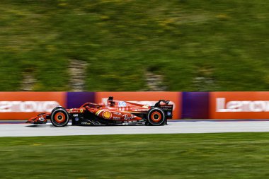  Charles Leclerc (MON) - Scuderia Ferrari - Ferrari SF-24 - Formula 1 Katar Havayolları Avusturya Grand Prix 2024, RedBull Ring, Spielberg, Avusturya 27-30 Haziran 2024 tarihleri arasında Ferrari