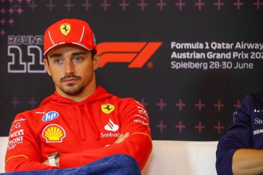  Charles Leclerc (MON) - Scuderia Ferrari - Ferrari SF-24 - Formula 1 Katar Havayolları Avusturya Grand Prix 2024, RedBull Ring, Spielberg, Avusturya 27-30 Haziran 2024 tarihleri arasında Ferrari