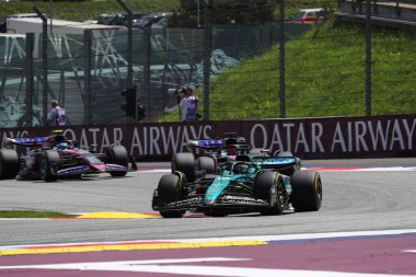  Lance Stroll (CAN) - Aston Martin Aramco F1 Takımı - Aston Martin AMR24 - Formula 1 Katar Havayolları Avusturya Grand Prix 2024, RedBull Ring, Spielberg, Avusturya 29 Haziran 2024