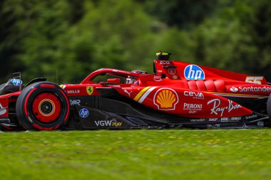  Carlos Sainz Jr. (ESP) - Scuderia Ferrari - Ferrari SF-24 - Formula 1 Katar Havayolları Avusturya Grand Prix 2024, RedBull Ring, Spielberg, Avusturya 28 Haziran 2024